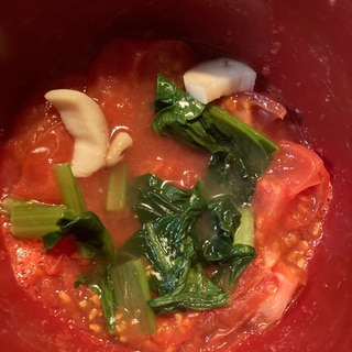 幼児食♫ エリンギと小松菜のトマト